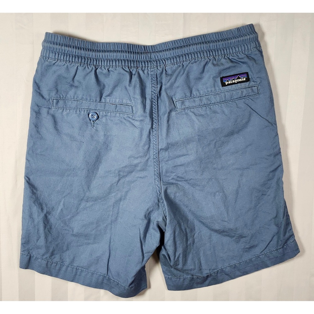 Patagonia Mens Lightweight Hemp Organic Cotton Shorts Blue Grey Size S 6" Inseam - Picture 4 of 8